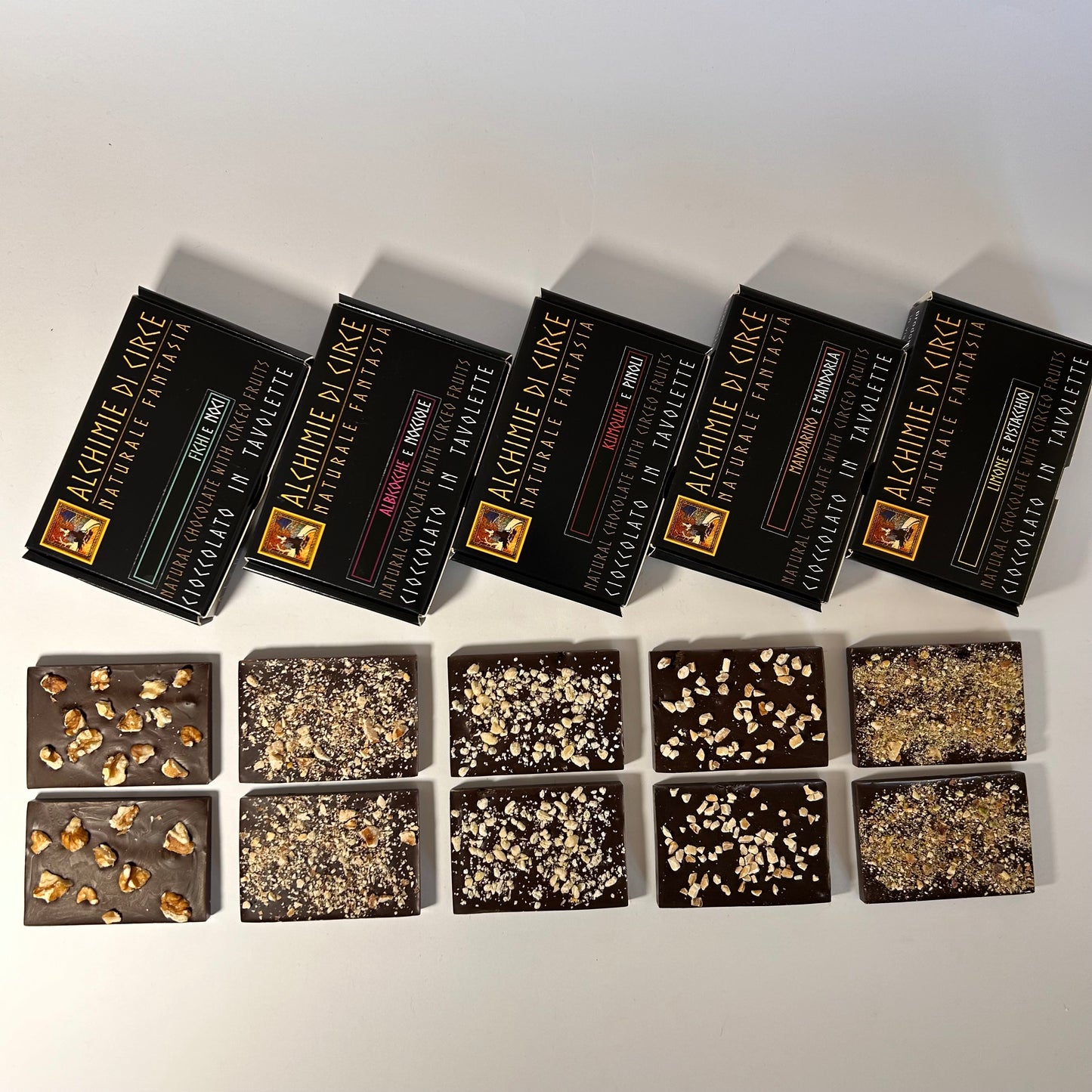 Choco Box Tavolette fondenti 70% con frutta naturale