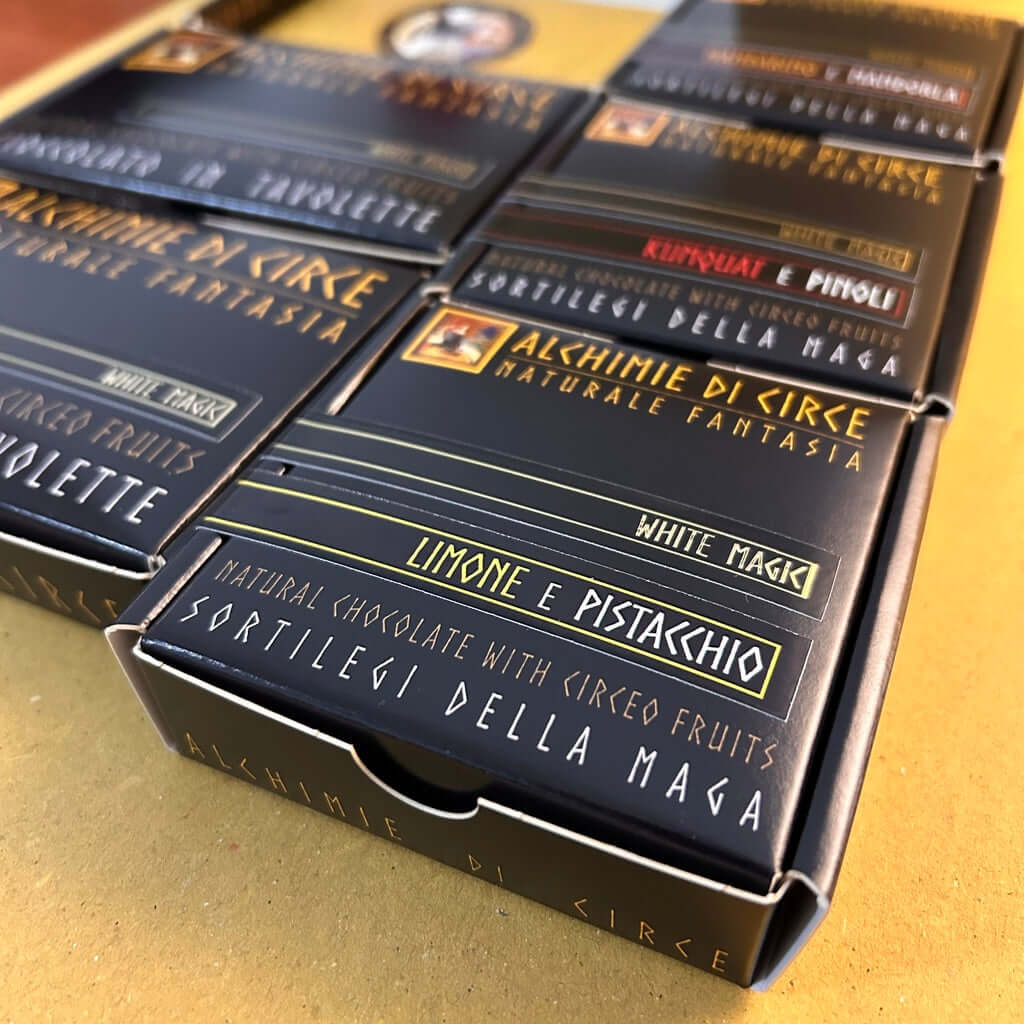 Cioccolato bianco praline limone
