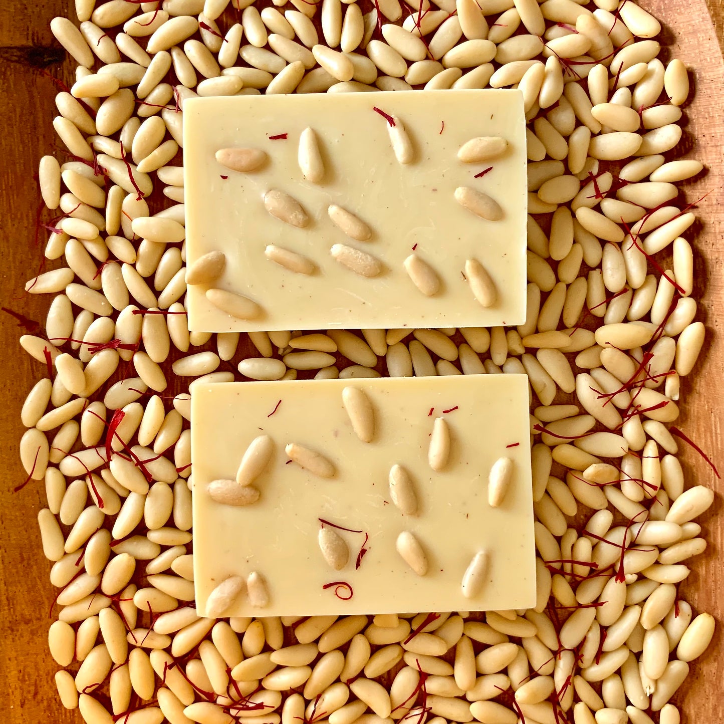Choco Box 'White Magic' - Praline e Tavolette Bianche allo Zafferano