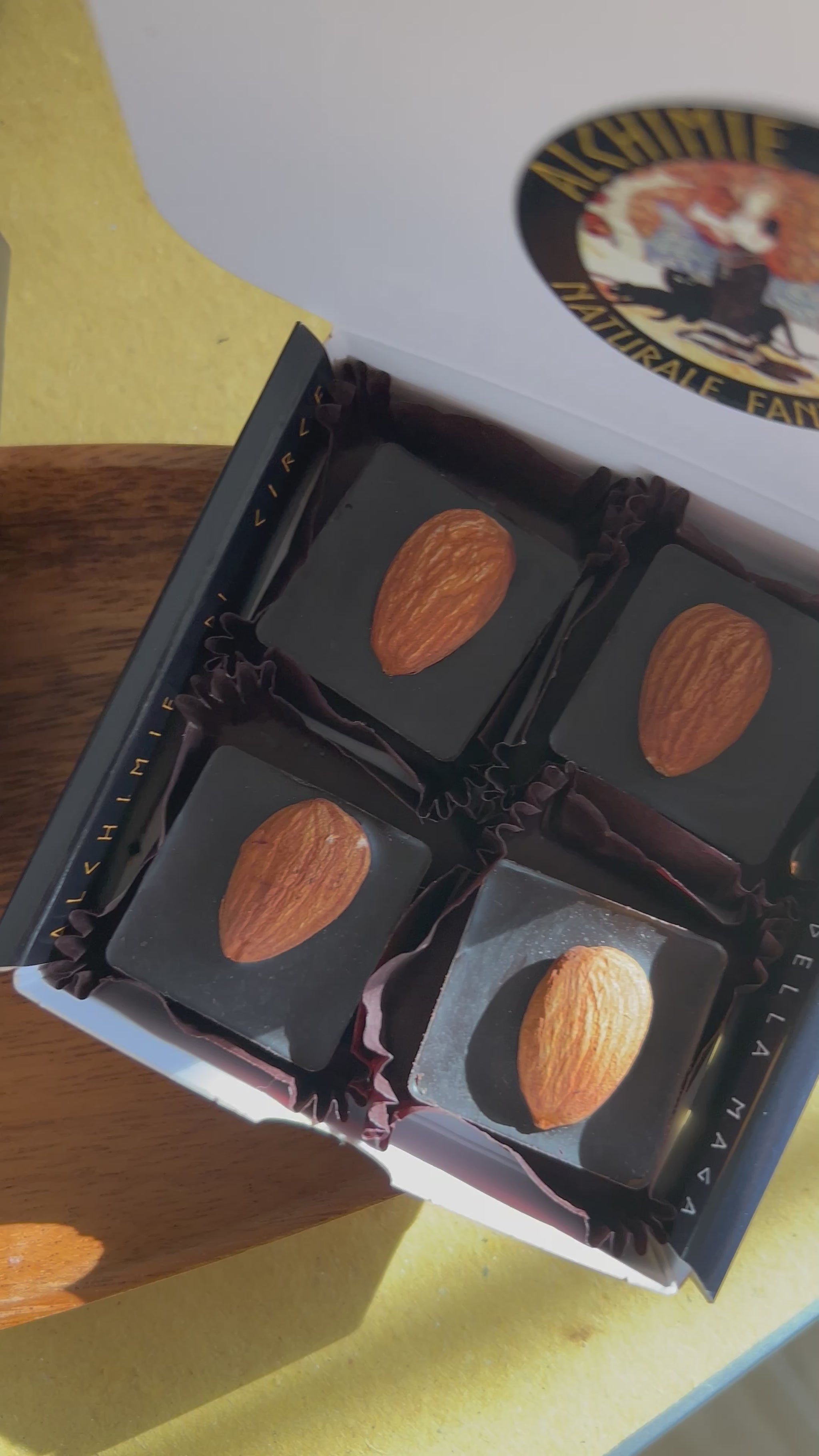 Cioccolatini mandarino mandorla